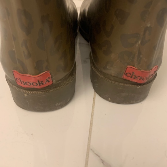 Chooka Leopard Rain Boots size 8 - Picture 6 of 6